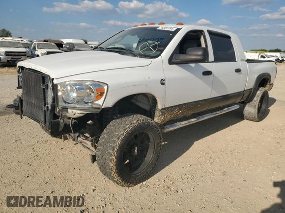2007 Dodge Ram 2500 SLT with VIN 3D7KS29C47G733997, listed as a Copart auction lot 73201554 with 0 mi miles and Salvage Title. Bid and sale history available at carsss.com. Image 1.