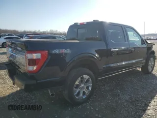 2023 Ford F-150 XL with VIN 1FTFW1ED2PFC11122, listed as a Copart auction lot 48964815 with 49,256 mi miles and Salvage Title. Bid and sale history available at carsss.com. Image 3.