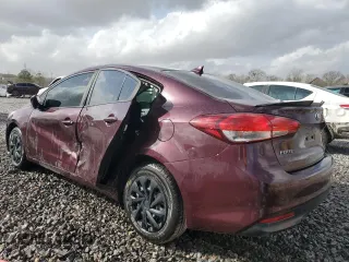 2017 Kia Forte LX with VIN 3KPFK4A70HE081673, listed as a Copart auction lot 88950605 with 0 mi miles and Salvage Title. Bid and sale history available at carsss.com. Image 2.