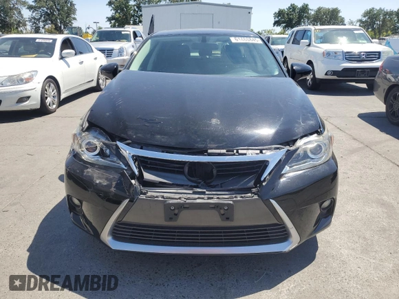 2014 Lexus CT 200h with VIN JTHKD5BH3E2190268, listed as a Copart auction lot 61480845 with 84,631 mi miles and Salvage title. Bid and sale history available at DreamBid. Image 5.