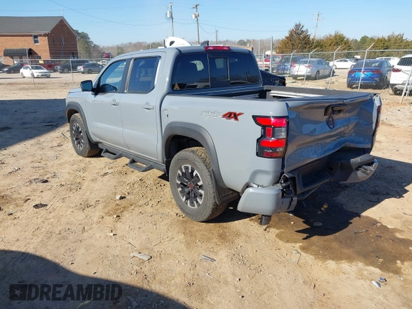 2022 Nissan Frontier SV with VIN 1N6ED1EKXNN666736, listed as a IAAI auction lot 41654456 with 47,935 mi miles and . Bid and sale history available at DreamBid. Image 3.