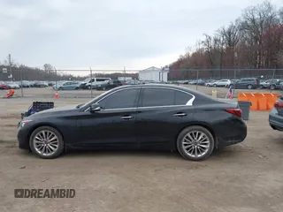 2021 Infiniti Q50 Luxe with VIN JN1EV7BR7MM752310, listed as a IAAI auction lot 41883293 with 20,268 mi miles and . Bid and sale history available at carsss.com. Image 13.