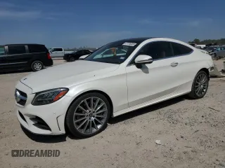 2019 Mercedes-Benz C 300 z VIN WDDWJ8DB4KF860572, wystawiony jako Copart lot #47736605 z przebiegiem 38 051 mil mil oraz Szkoda całkowita • Salvage title. Historia ofert i sprzedaży dostępna na DreamBid. Obrazek 1.