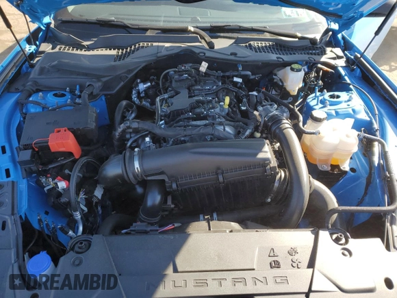 2024 Ford Mustang EcoBoost with VIN 1FA6P8TH3R5135243, listed as a Copart auction lot 48331635 with 9,660 mi miles and Salvage Title. Bid and sale history available at carsss.com. Image 11.