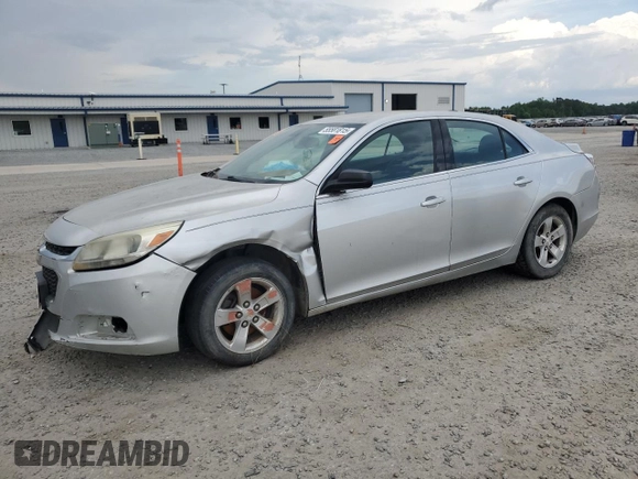 2015 Chevrolet Malibu LS with VIN 1G11A5SLXFF160925, listed as a Copart auction lot 55581815 with 195,777 mi miles and Clean Title. Bid and sale history available at DreamBid. Image 1.