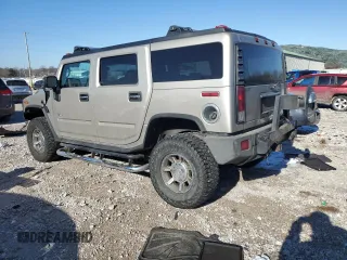 2005 Hummer H2 SUV with VIN 5GRGN23U55H128736, listed as a Copart auction lot 41780105 with 185,193 mi miles and Salvage Title. Bid and sale history available at carsss.com. Image 2.