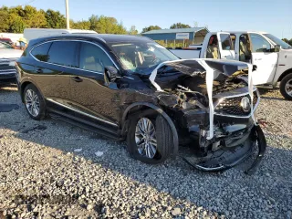 2023 Acura MDX w/Advance Package with VIN 5J8YE1H81PL036472, listed as a Copart auction lot 73135454 with 0 mi miles and Salvage Title. Bid and sale history available at carsss.com. Image 4.