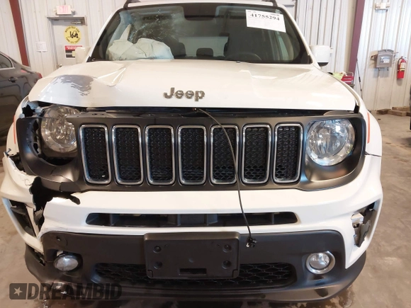 2020 Jeep Renegade Latitude with VIN ZACNJABB1LPL74247, listed as a IAAI auction lot 41755294 with 34,297 mi miles. Bid and sale history available at carsss.com. Image 6.