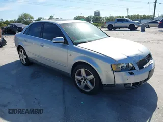 2003 Audi A4 3.0L with VIN WAULT68E13A355746, listed as a IAAI auction lot 41801676 with 189,947 mi miles. Bid and sale history available at carsss.com. Image 1.