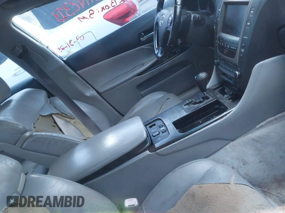 2006 Lexus GS 300 with VIN JTHCH96S560005723, listed as a IAAI auction lot 41917372 with 118,503 mi miles. Bid and sale history available at carsss.com. Image 5.