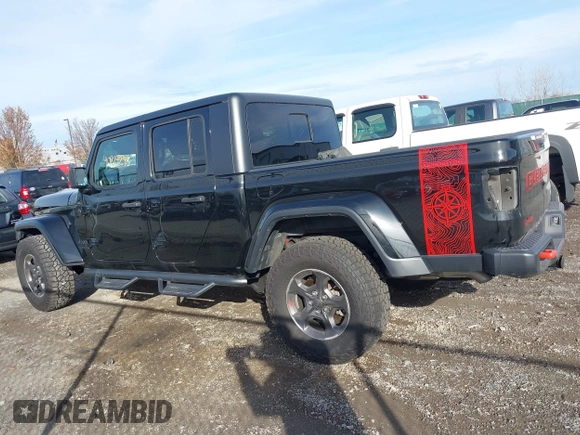 2022 Jeep Gladiator Texas Trail with VIN 1C6HJTAG1NL152167, listed as a IAAI auction lot 40815298 with 1,111 mi miles. Bid and sale history available at carsss.com. Image 14.