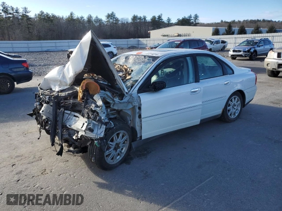 2005 Volvo S80 with VIN YV1TH592651405475, listed as a Copart auction lot 87314014 with 0 mi miles and Salvage Title. Bid and sale history available at carsss.com. Image 1.