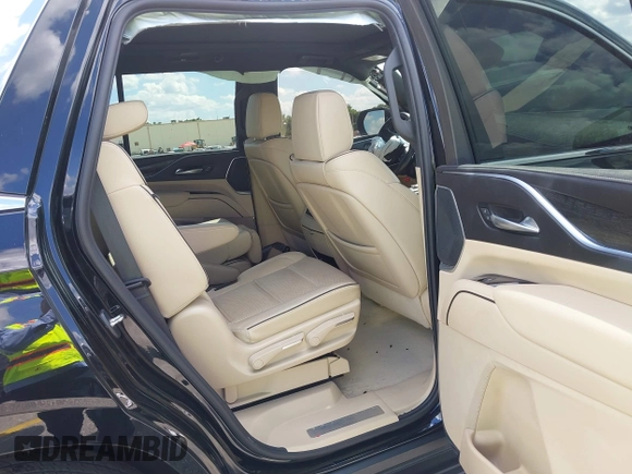 2023 Cadillac Escalade 4WD Premium Luxury with VIN 1GYS4BKL4PR236070, listed as a IAAI auction lot 41905971 with 40,382 mi miles and . Bid and sale history available at DreamBid. Image 8.