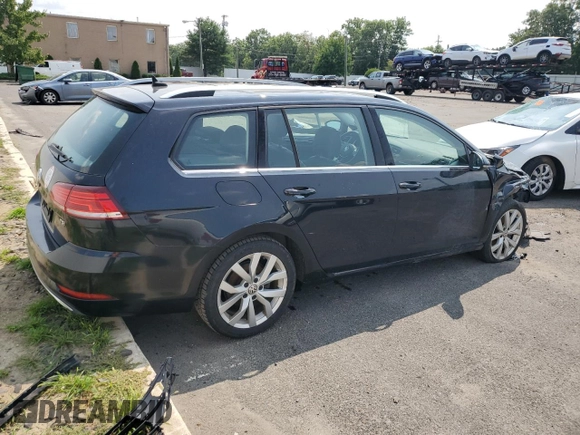 2018 Volkswagen Golf SportWagen SEL with VIN 3VWL17AU7JM756988, listed as a Copart auction lot 67511424 with 53,358 mi miles and Salvage Title. Bid and sale history available at carsss.com. Image 3.