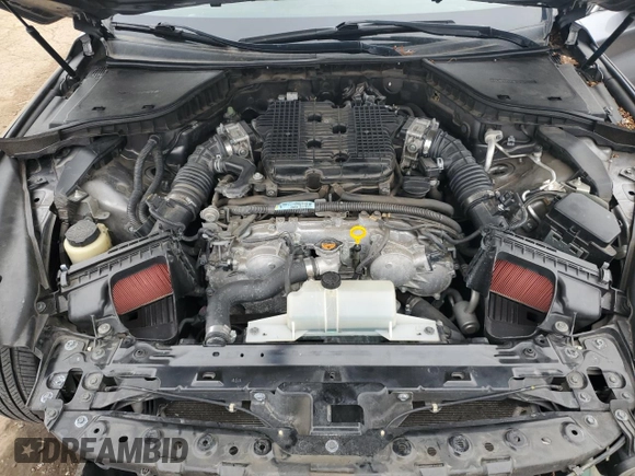 2015 Infiniti Q50 with VIN JN1BV7AP5FM356012, listed as a Copart auction lot 57848185 with 98,204 mi miles and Salvage title. Bid and sale history available at DreamBid. Image 11.