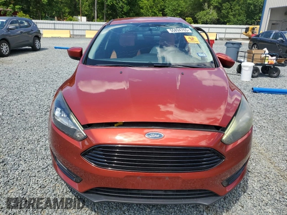 2018 Ford Focus SE with VIN 1FADP3FEXJL269131, listed as a Copart auction lot 55894765 with 33,752 mi miles and Salvage title. Bid and sale history available at DreamBid. Image 5.