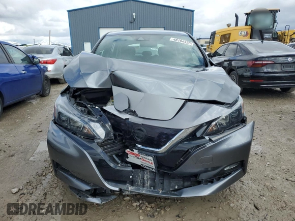 2022 Nissan LEAF SV with VIN 1N4AZ1CV0NC554254, listed as a Copart auction lot 48194425 with Not Provided miles and Salvage Title. Bid and sale history available at DreamBid. Image 5.