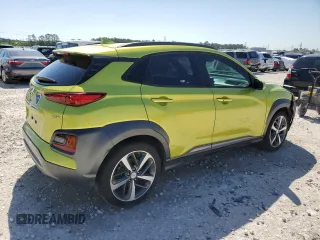 2019 Hyundai Kona Ultimate с VIN KM8K53A54KU361003, выставлен на аукционе Copart как лот 51827155 с пробегом 56 388 миль миль и Чистый • Clean title. История ставок и продаж доступна на DreamBid. Изображение 3.