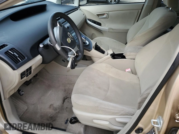 2011 Toyota Prius I with VIN JTDKN3DU1B1397479, listed as a Copart auction lot 51292945 with 211,206 mi miles and Salvage Title. Bid and sale history available at carsss.com. Image 7.