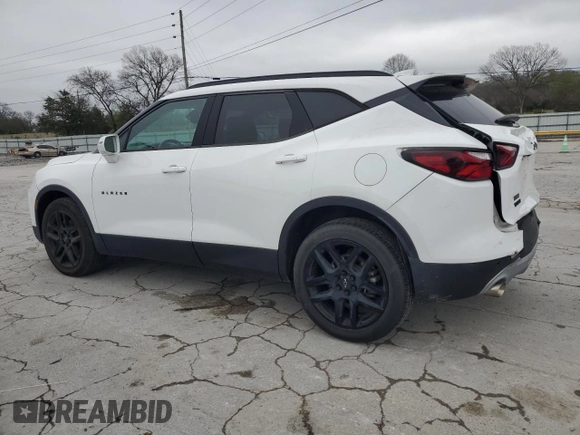 2020 Chevrolet Blazer LT z VIN 3GNKBDRS2LS608427, wystawiony jako Copart lot #51131155 z przebiegiem 45 280 mil mil oraz Szkoda całkowita • Salvage title. Historia ofert i sprzedaży dostępna na DreamBid. Obrazek 2.