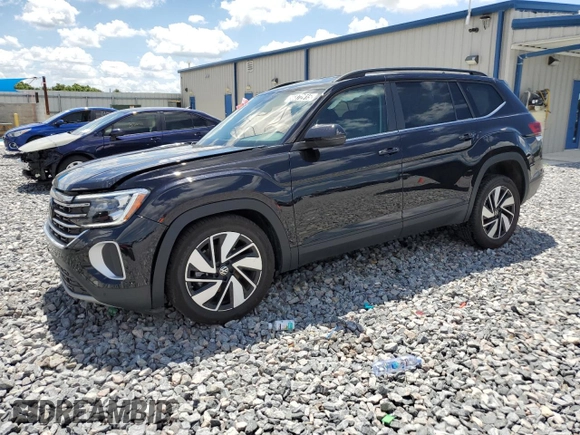 2025 Volkswagen Atlas SE with VIN 1V2WR2CA7SC500575, listed as a Copart auction lot 56872915 with 10,739 mi miles and Salvage title. Bid and sale history available at DreamBid. Image 1.
