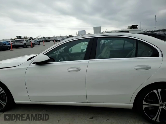 2024 Mercedes-Benz C 300 with VIN W1KAF4GB8RR164810, listed as a Copart auction lot 41474685 with 7,952 mi miles and Salvage Title. Bid and sale history available at DreamBid. Image 14.