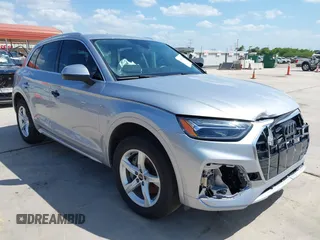 2023 Audi Q5 Premium with VIN WA1ABAFY1P2109822, listed as a IAAI auction lot 42435354 with 26,846 mi miles and . Bid and sale history available at DreamBid. Image 1.
