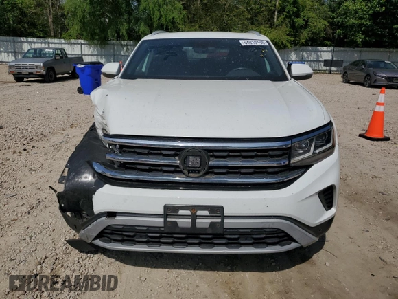 2020 Volkswagen Atlas SE with VIN 1V26E2CA6LC212575, listed as a Copart auction lot 54010195 with 73,391 mi miles and Salvage title. Bid and sale history available at DreamBid. Image 5.