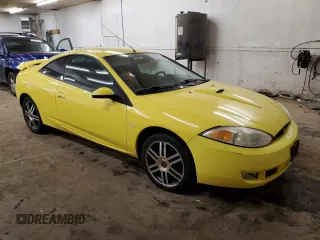 2001 Mercury Cougar z VIN 1ZWFT61L015617389, wystawiony jako Copart lot #61032025 z przebiegiem 130 581 mil mil oraz Czysty tytuł • Clean title. Historia ofert i sprzedaży dostępna na DreamBid. Obrazek 4.
