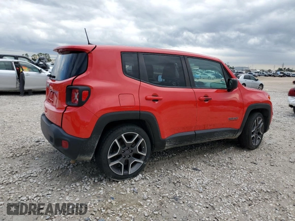 2020 Jeep Renegade Jeepster z VIN ZACNJAAB2LPL87851, wystawiony jako Copart lot #78611214 z przebiegiem 103 630 mil mil oraz Szkoda całkowita • Salvage title. Historia ofert i sprzedaży dostępna na DreamBid. Obrazek 3.