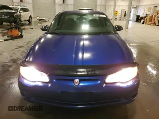 2005 Chevrolet Monte Carlo LS with VIN 2G1WW12EX59223305, listed as a Copart auction lot 83186774 with 157,494 mi miles and Salvage Title. Bid and sale history available at carsss.com. Image 5.