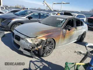 2014 BMW 3 Series 335i xDrive with VIN WBA3B9C5XEF588350, listed as a Copart auction lot 84664174 with 136,080 mi miles and Salvage Title. Bid and sale history available at carsss.com. Image 1.