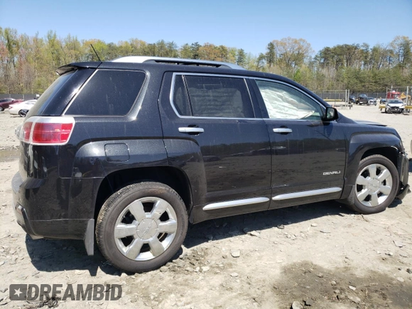 2015 GMC Terrain Denali with VIN 2GKFLZE3XF6318074, listed as a Copart auction lot 53502895 with 158,431 mi miles and Salvage title. Bid and sale history available at DreamBid. Image 3.