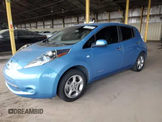 2011 Nissan LEAF SL with VIN JN1AZ0CPXBT001891, listed as a Copart auction lot 87545915 with 100,430 mi miles and Clean Title. Bid and sale history available at carsss.com. Image 1.
