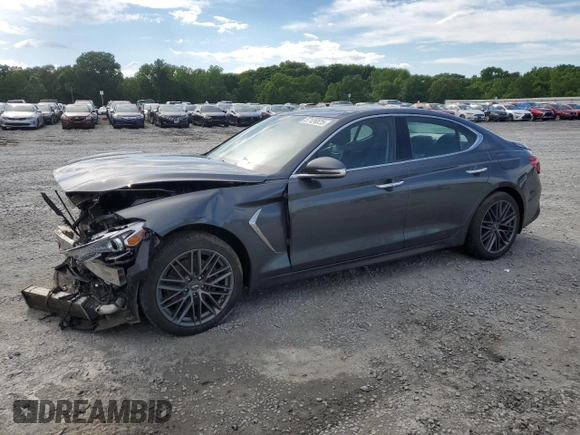 2019 Genesis G70 Advanced z VIN KMTG34LA2KU030213, wystawiony jako Copart lot #57126525 z przebiegiem 102 421 mil mil oraz Szkoda całkowita • Salvage title. Historia ofert i sprzedaży dostępna na DreamBid. Obrazek 1.