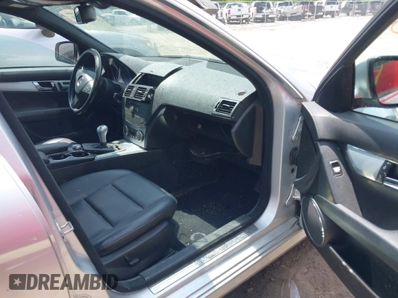 2009 Mercedes-Benz C 300 Sport with VIN WDDGF54XX9R052607, listed as a IAAI auction lot 39425683 with 210,180 mi miles and . Bid and sale history available at DreamBid. Image 5.
