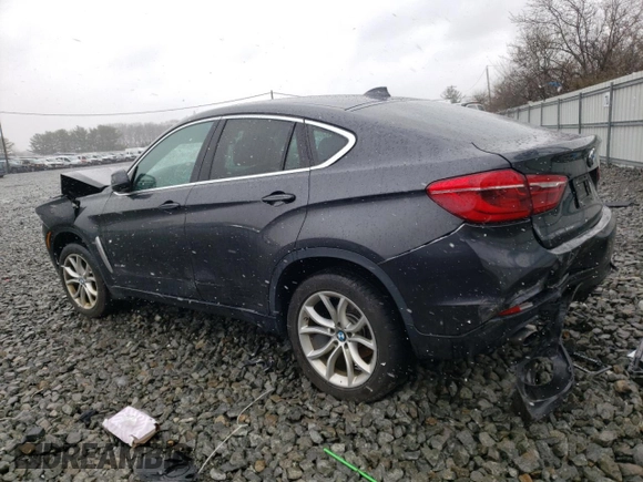 2015 BMW X6 xDrive35i with VIN 5UXKU2C50F0N76663, listed as a Copart auction lot 44454163 with 122,531 mi miles. Bid and sale history available at carsss.com. Image 2.