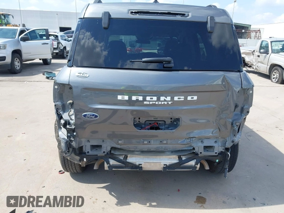 2024 Ford Bronco Sport Big Bend with VIN 3FMCR9B60RRE09648, listed as a IAAI auction lot 42332017 with 49,624 mi miles and . Bid and sale history available at DreamBid. Image 6.