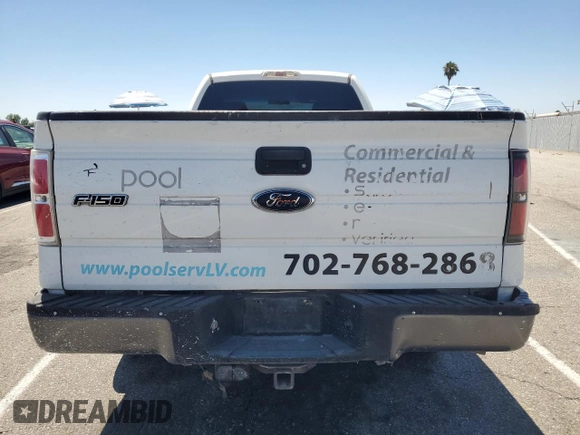 2010 Ford F-150 XL with VIN 1FTMF1CW9AKE60415, listed as a Copart auction lot 63750515 with 196,809 mi miles and Clean title. Bid and sale history available at DreamBid. Image 6.