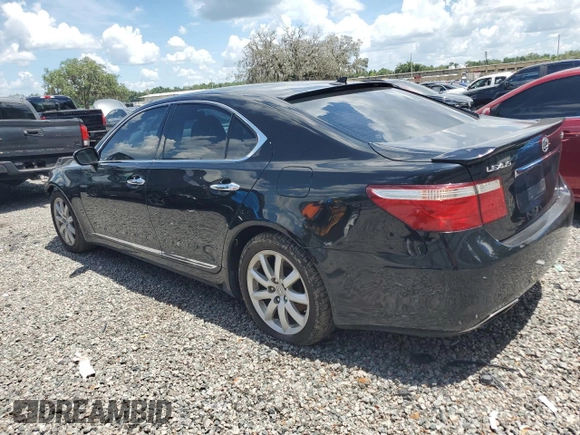 2008 Lexus LS 460 with VIN JTHBL46F685072238, listed as a Copart auction lot 61058165 with Not provided miles and Clean title. Bid and sale history available at DreamBid. Image 2.