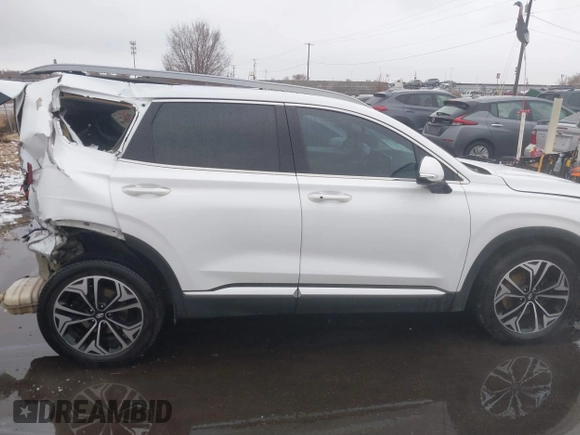 2019 Hyundai Santa Fe Ultimate with VIN 5NMS53AA2KH106648, listed as a IAAI auction lot 41179630 with 108,240 mi miles. Bid and sale history available at carsss.com. Image 13.