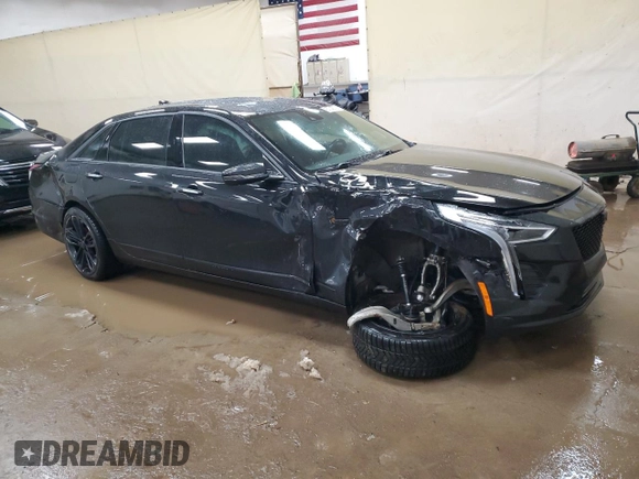 2020 Cadillac CT6 Premium Luxury with VIN 1G6KE5RS1LU108493, listed as a Copart auction lot 87743705 with 39,088 mi miles and Salvage title. Bid and sale history available at DreamBid. Image 4.
