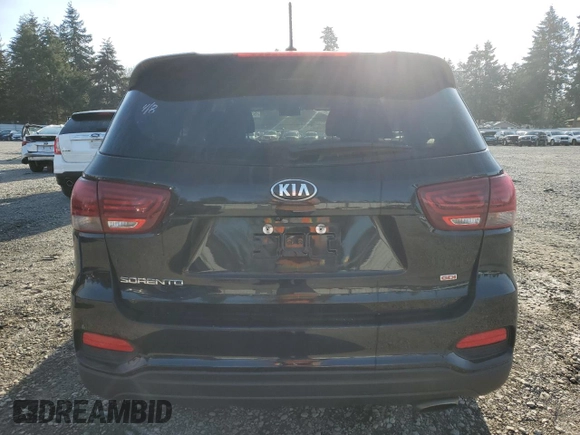 2020 Kia Sorento LX with VIN 5XYPG4A34LG625882, listed as a Copart auction lot 53067885 with 132,888 mi miles and Clean Title. Bid and sale history available at carsss.com. Image 6.