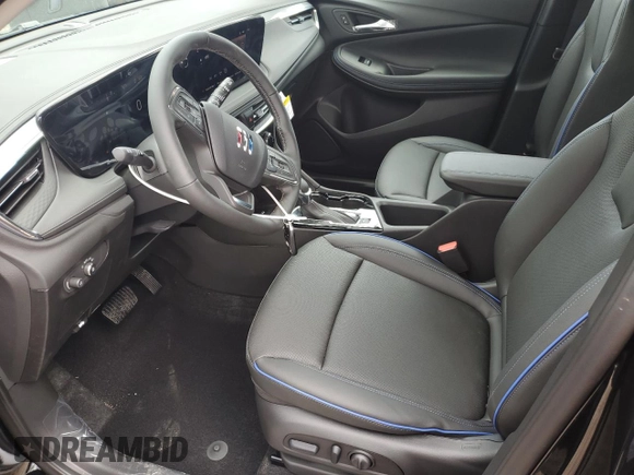 2025 Buick Encore GX Sport Touring with VIN KL4AMESL4SB156816, listed as a Copart auction lot 55428645 with 4 mi miles and Salvage title. Bid and sale history available at DreamBid. Image 7.