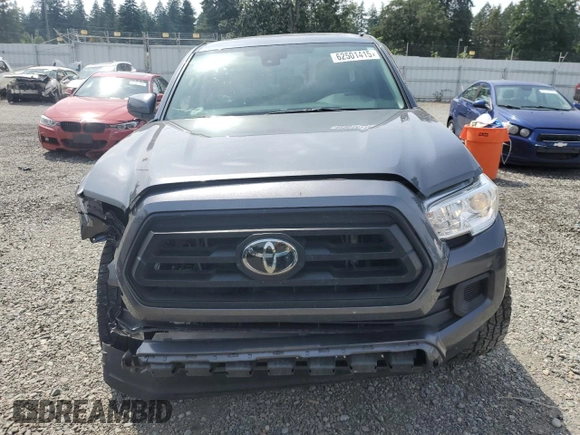 2021 Toyota Tacoma SR with VIN 3TMCZ5AN7MM406483, listed as a Copart auction lot 62501415 with 50,754 mi miles and Salvage title. Bid and sale history available at DreamBid. Image 5.