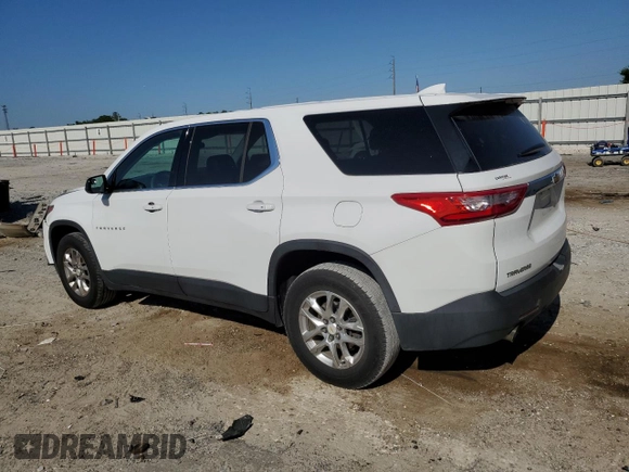 2018 Chevrolet Traverse LS with VIN 1GNERFKW2JJ217312, listed as a Copart auction lot 51320755 with 61,160 mi miles and Salvage Title. Bid and sale history available at DreamBid. Image 2.