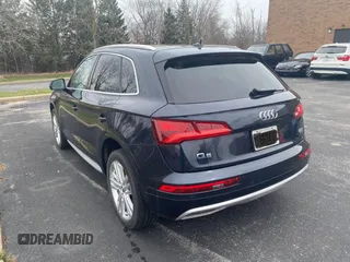 2018 Audi Q5 Premium Plus with VIN WA1BNAFY8J2224078, listed as a Copart auction lot 53841865 with 39,425 mi miles and Salvage Title. Bid and sale history available at carsss.com. Image 3.