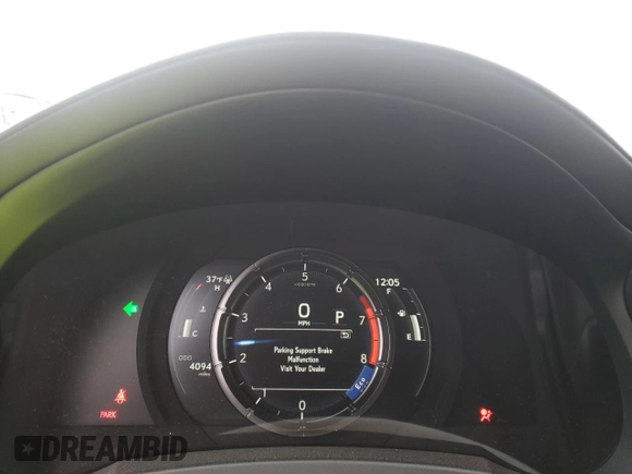 2024 Lexus IS 350 F Sport with VIN JTHGZ1E20R5037472, listed as a Copart auction lot 43313995 with 4,094 mi miles and Salvage title. Bid and sale history available at DreamBid. Image 9.