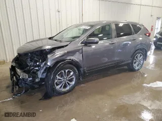 2022 Honda CR-V EX with VIN 5J6RW2H58NA007713, listed as a Copart auction lot 52164255 with 152,719 mi miles and Salvage Title. Bid and sale history available at carsss.com. Image 1.
