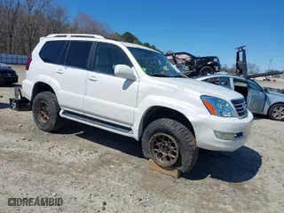 2007 Lexus GX 470 with VIN JTJBT20X470137040, listed as a IAAI auction lot 41802303 with 189,880 mi miles. Bid and sale history available at carsss.com. Image 1.